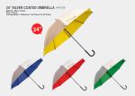 24 Inch Silver Coated Umbrella-M1SC35