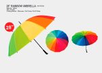 28 Inch Rainbow Umbrella-M1NY39