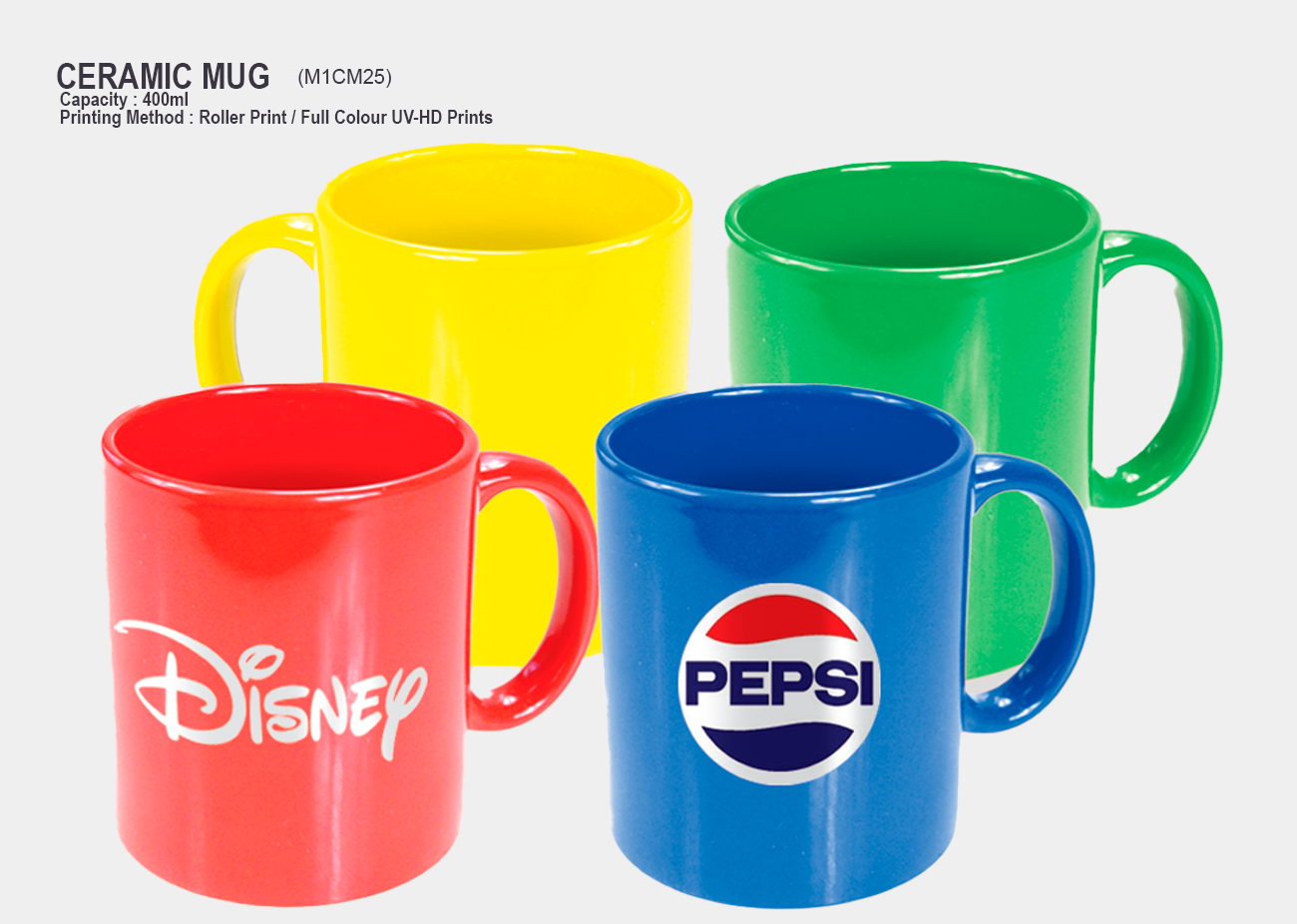 Ceramic Mug M1CM25 <br> 400ml