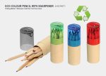 Eco Colour Pencil with Sharpener-M1ECP6677