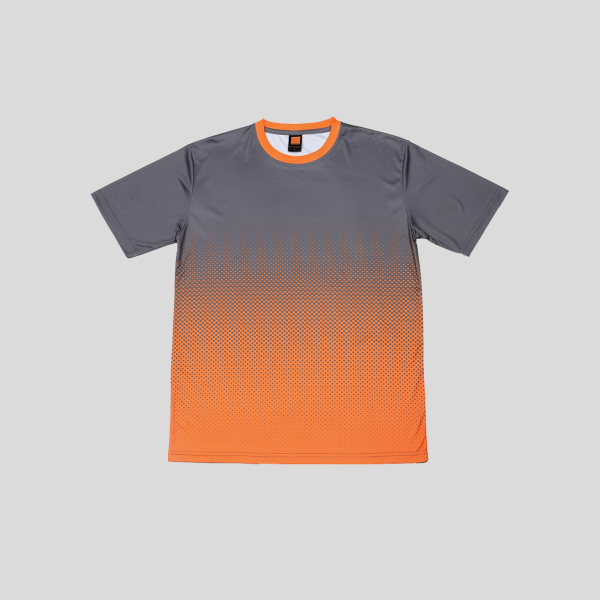 A1QD54 Dark Grey + Orange