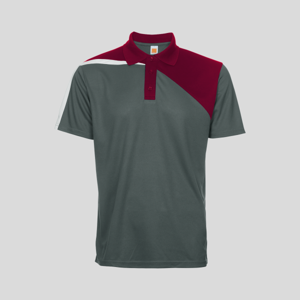 A1QD69 Dark Grey + Maroon