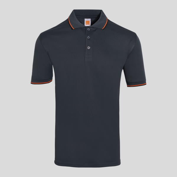 A1QD76 Dark Grey + Orange + Black