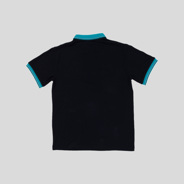 A1HC31 Navy + Turquoise + White Back