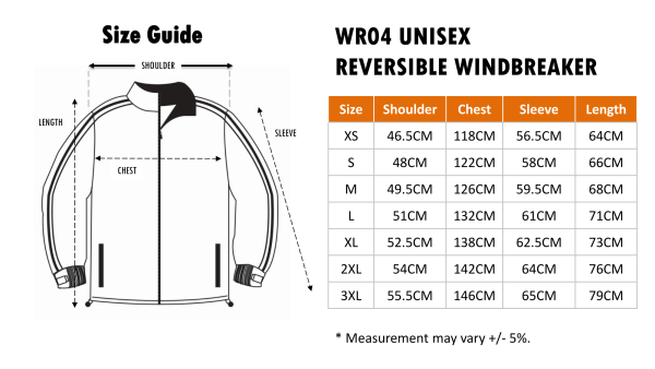 A1WR15 Size