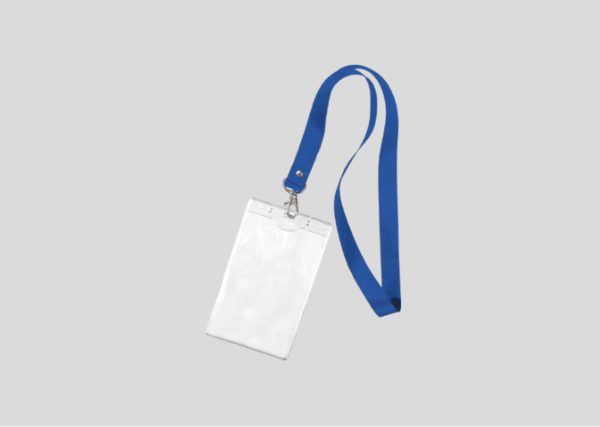 ID Card Holder with Lanyard M2ID2229 Royal Blue