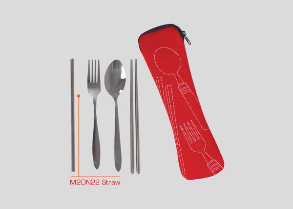 Meal set+pouch M2CS113 red
