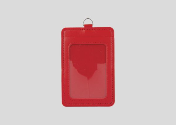 PU ID Card Holder M2ID2221 Red