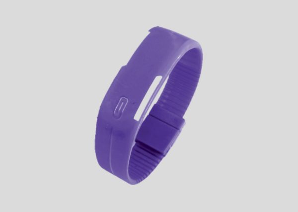 Sporty LED Wristwatch M2SW6969 Purple