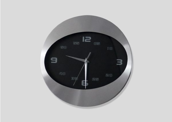 Wall Clock M2CT2322 SIlver