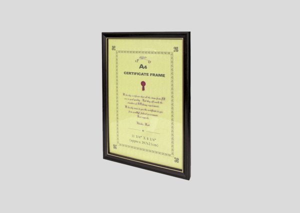 A4 Certificate Frame M2PF3886 Black