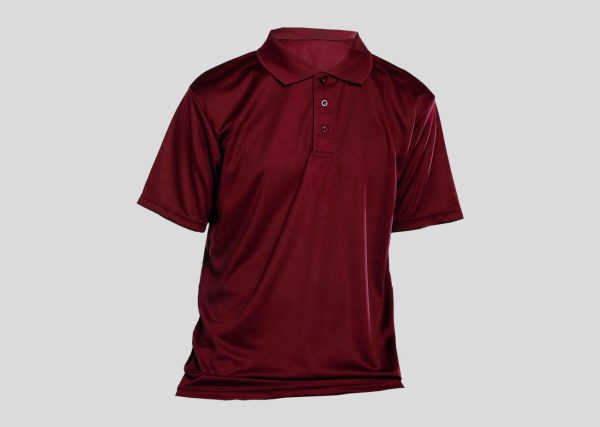 AirTec QuickDry Polo-Microfiber Mini Mesh A4P814 burgundy