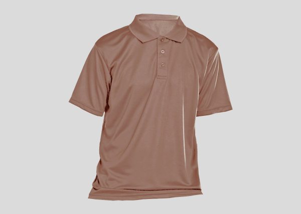 AirTec QuickDry Polo-Microfiber Mini Mesh A4P814 dark brown