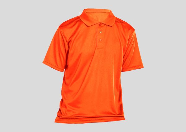 AirTec QuickDry Polo-Microfiber Mini Mesh A4P814 orange