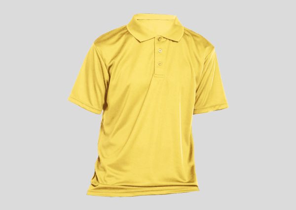 AirTec QuickDry Polo-Microfiber Mini Mesh A4P814 yellow