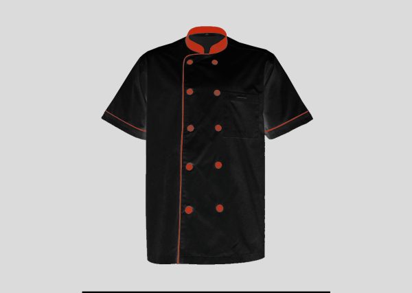 Chef Uniform A3CU12 black-red