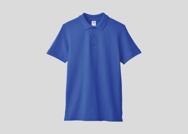Cotton Double Pique Sport Shirt A27911 royal