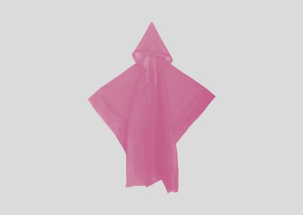 Disposable Raincoat M2RC006 Pink