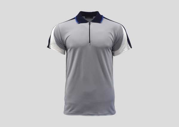 Dynamic Polo_0000_A2CRP4311 LightGrey-Navy-White