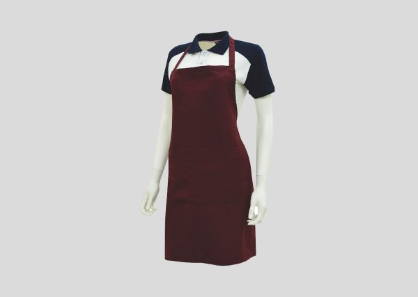 Full Body Apron A3AF11 Maroon