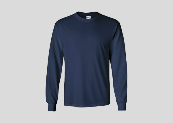 Gildan Adult Long Sleeve T-shirt A23511 Navy