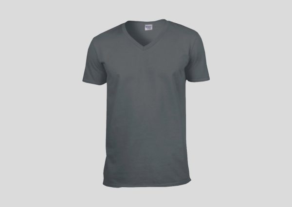 Gildan Softsyle V-Neck T-shirt A274V11 charcoal