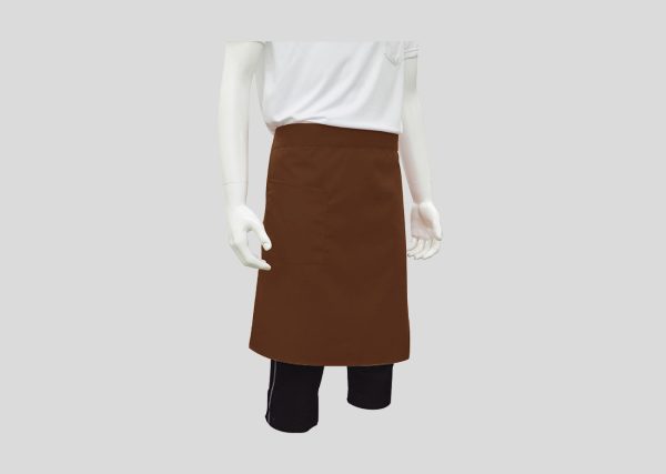 Half Body Apron A3AH11 Dark Brown