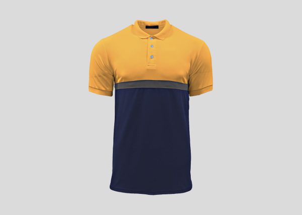 Harley Polo_0001_A2CRP4211 Gold-Charcoal-Navy