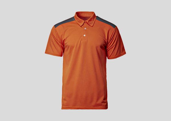 Henderson Polo_0001_A2CRP3511 orange-charcoal