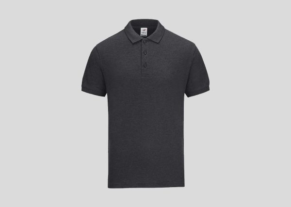 Honeycomb Polo A3L12 Dark Melange