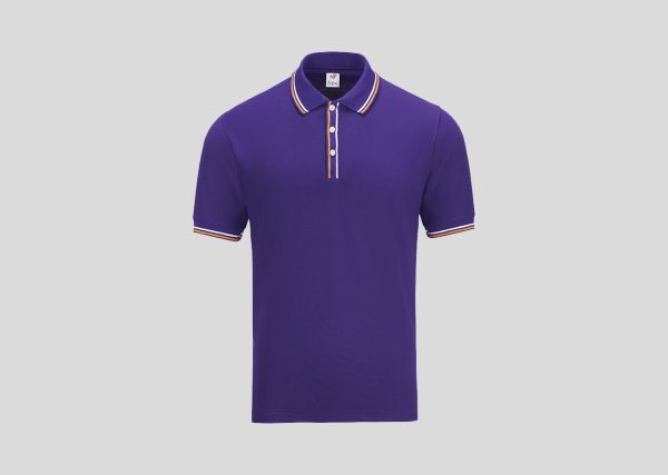 Lacoste Honeycomb Polo A3L2311 Purple-Orange-White