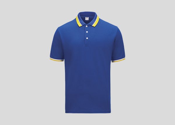 Lacoste Honeycomb Polo A3L2411 Royal Blue-White-Yellow