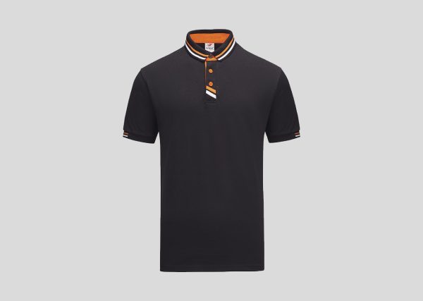 Lacoste Honeycomb Polo A3L2511 Black-Orange-White