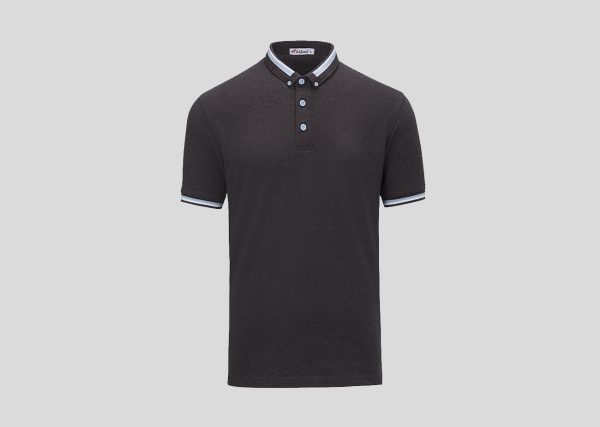 Lacoste Honeycomb Polo A3L3111 Dark Melange-Light Blue