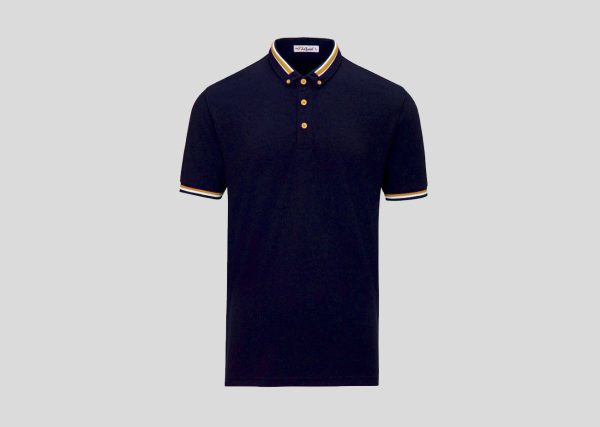 Lacoste Honeycomb Polo A3L3111 Navy-Mustard