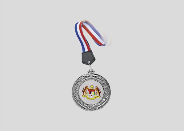 Metal Hanging Medal M2MD031 SIlver