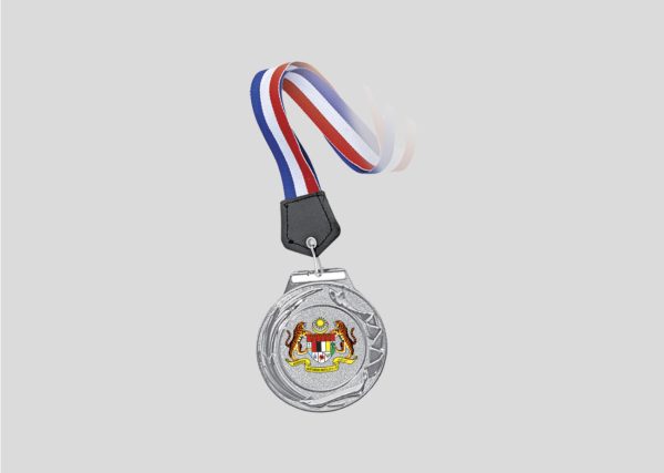 Metal Hanging Medal M2MD035 SIlver