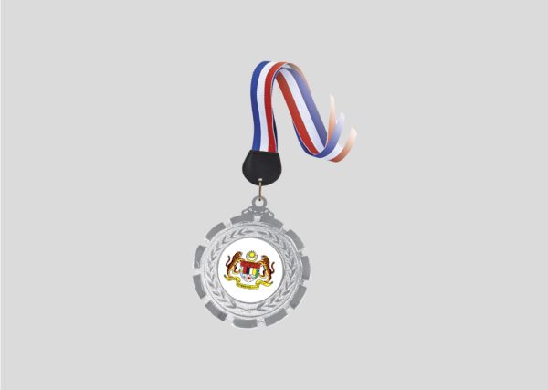 Metal Hanging Medal M2MD038-II SIlver