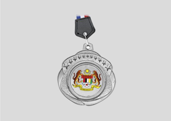 Metal Hanging Medal M2MD068 Silver