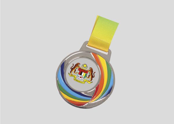 Metal Hanging Medal M2MD2114 SIlver