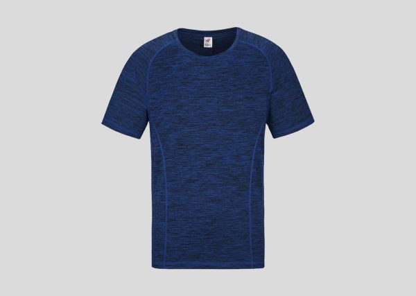 Microfiber Round Neck A3RM15 Royal Blue-Black