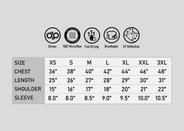 Mircofiber Round Neck A3RM12 chart