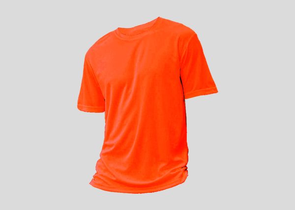 Mircofiber Round Neck A3RM12 orange