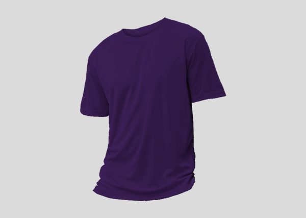 Mircofiber Round Neck A3RM12 purple