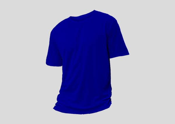 Mircofiber Round Neck A3RM12 royal blue