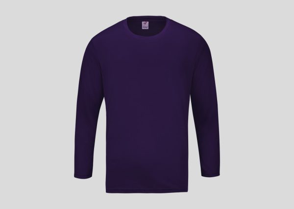 Mircofiber Round Neck-Long Sleeve A3RM18 purple