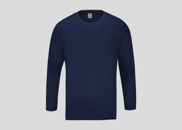 Mircofiber Round Neck-Long Sleeve A3RM18 royal blue