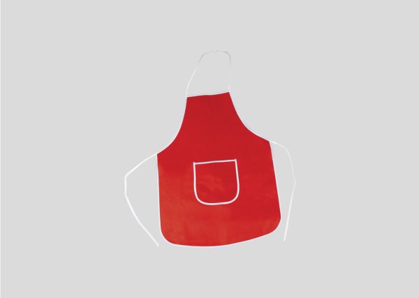 Non Woven Apron M2AP5947 Red