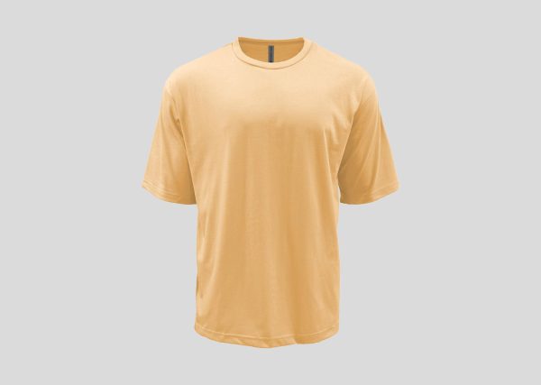 Oversized Crew Neck t-shirt A2NHO2211 tan