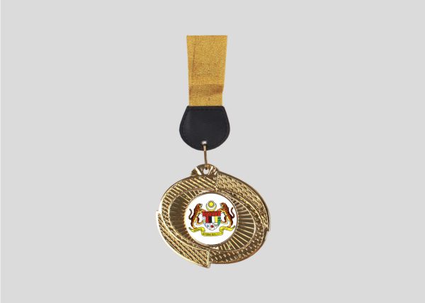 Plastic Hanging Medal M2MD073 Gold